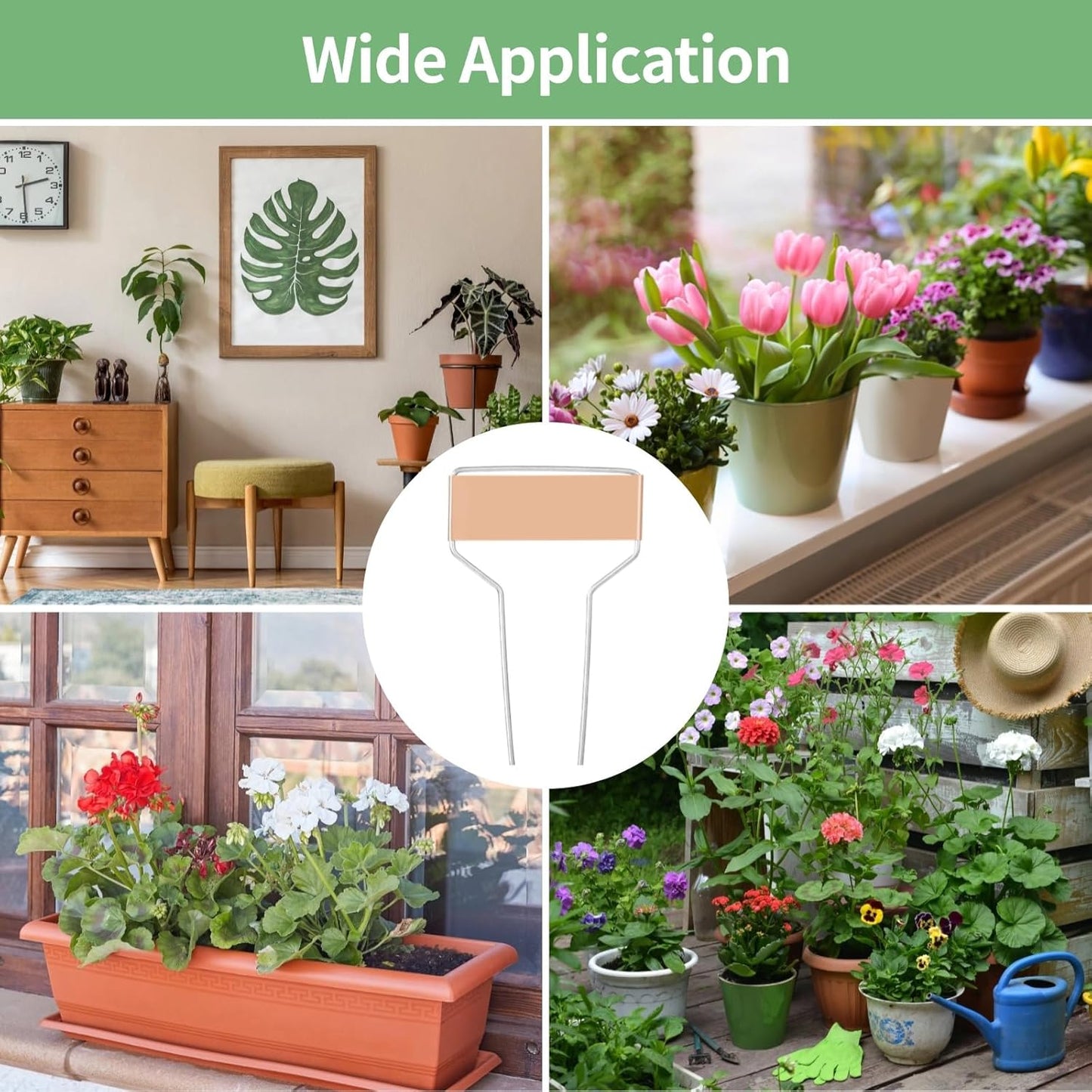 80 PCS Metal Garden Tags Plant Labels for Garden Waterproof Plant Markers with 2 Permanent Pen, High Copper Plate Plant Labels,Coppers Plant Tags for Flowers, Vegetables, Seedlings, Seed (80PCS)