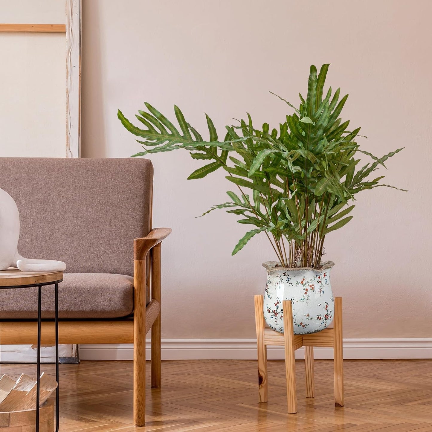 Newtay 6 Inch Ceramic Plants Pots Vintage Ceramic Flower Planters Crackle Glaze Finish Flower Pots Decorative Floral Vintage Planters for Living Room Garden Home Decor Gifts(Cute)