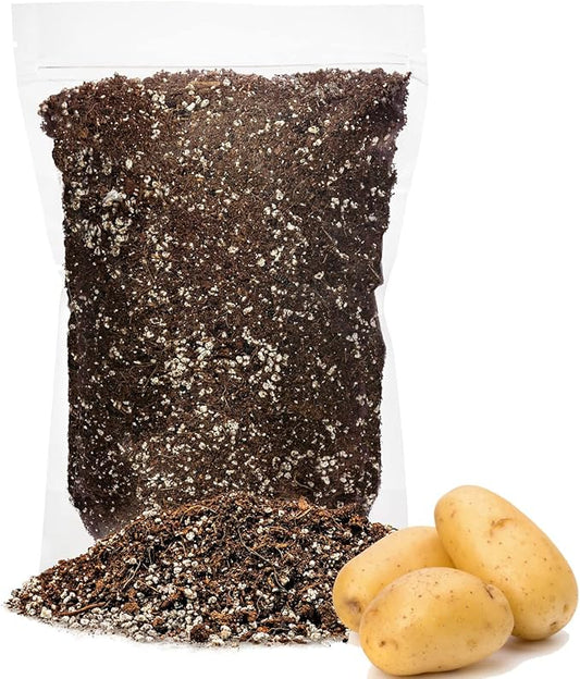 Premium Organic Potting Soil - 4 Quart - The Ideal Growing Medium for Delicious and Nutritious Homegrown Potatoes
