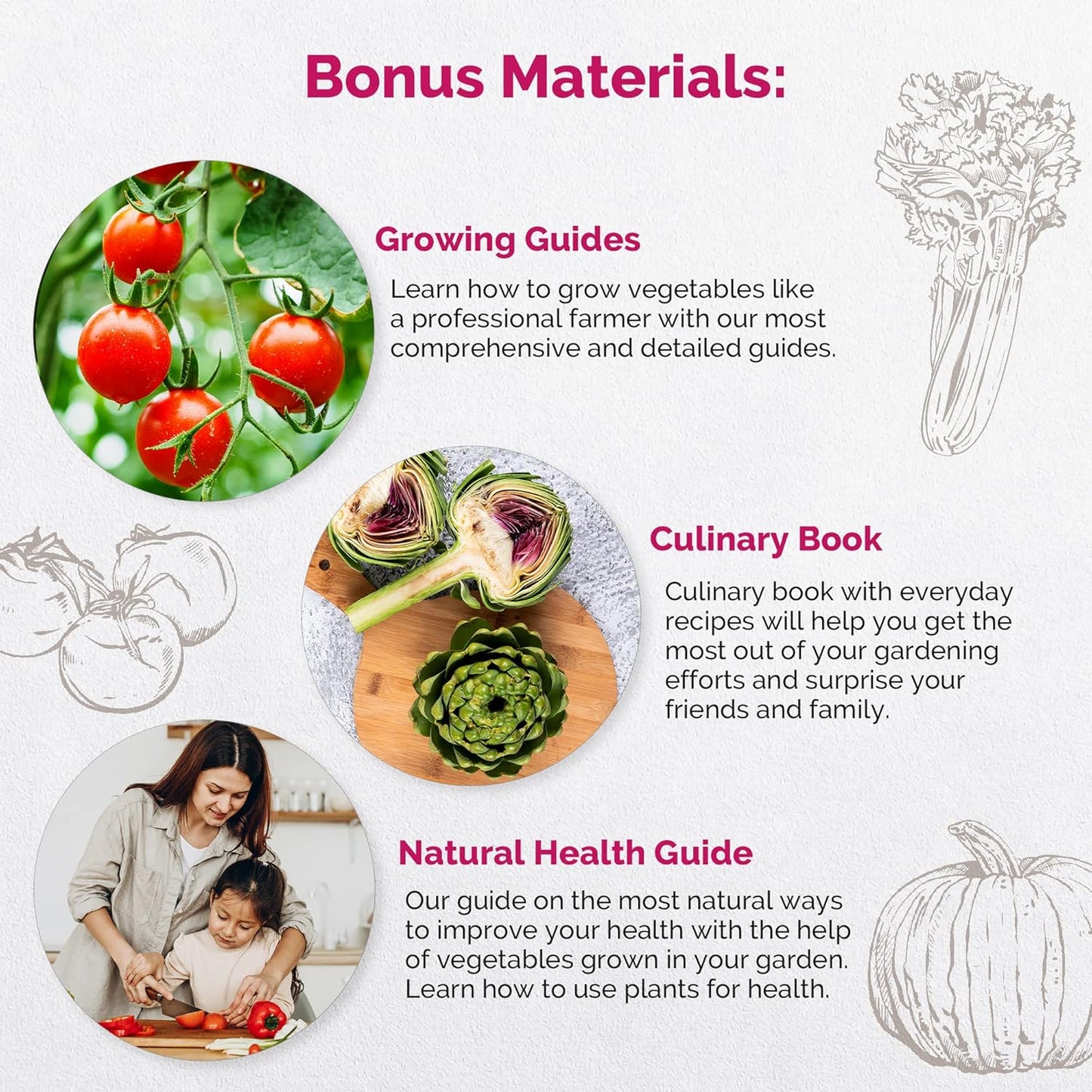 Organo Republic Vegetable Seeds for Planting Vegetables and Fruits - 25 Non-GMO Heirloom Seed Packets for Hydroponic and Outdoor Planting, Semillas de Vegetales para Sembrar