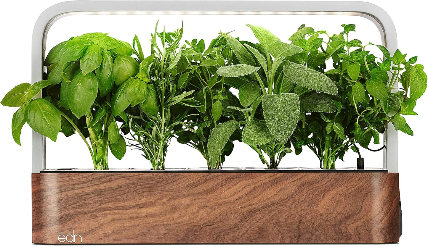 SmallGarden with Basil SeedPods, Indoor Grow Smart Garden for iOS Devices - Fresh Home Grown Herbs, Plants and Flowers - Grow up to 10 Different Plants at Once