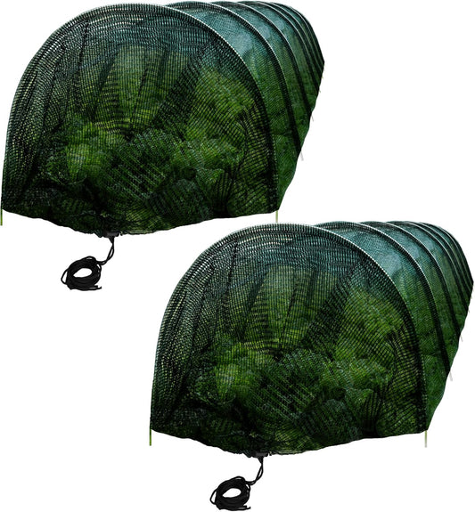 2 Pack Garden Tunnel Shade Net Cover - 10FT Shade Net Tunnel Plant Row Cover - Plant Gardening Net for Greenhouse Garden Patio Plants