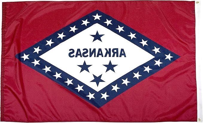 FlagSource Arkansas Nylon State Flag, Made in the USA, 5x8'