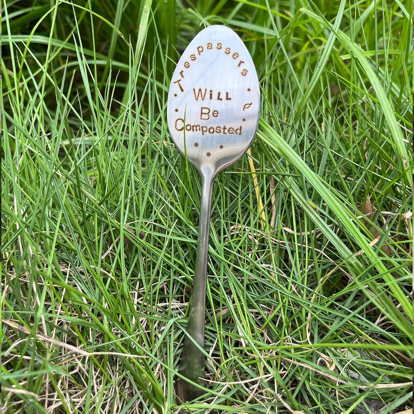 Garden Plant Marker Friendship Gift for Women Gardeners, Plant Stake Label Sign Tag Gardening Gifts for Woman Plant Lovers, Metal Garden Decoration (Will Be Composted)