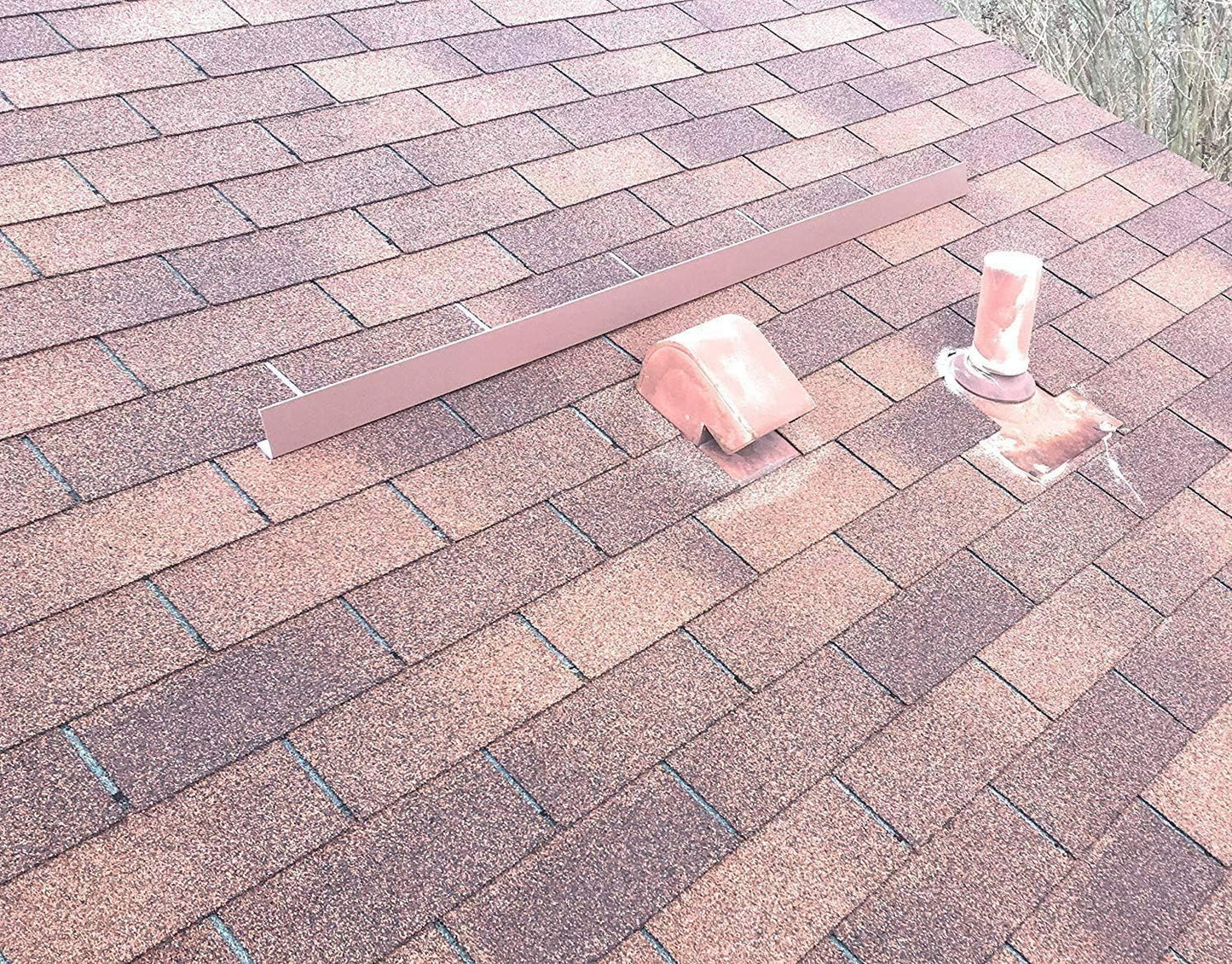 Eagle 1-26 Gauge 5 Foot Rain Diverter - Nails and Instructions Included (Mill Finish Aluminum, Copper, Galvanized, Stainless Steel & More) (1, Barn Red)