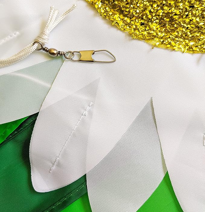 Madrona Brands Daisy Flower Windsock | Durable Outdoor Hanging Decoration | Yard, Garden, Patio, Home and More | 42-Inch