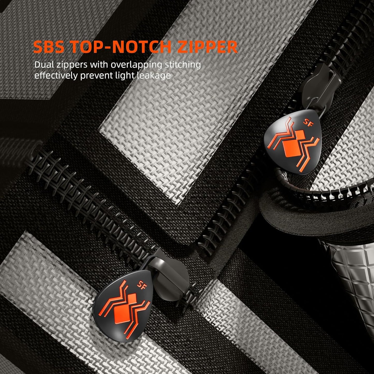 Spider Farmer Small Grow Tent for Seed Starting, 24"x24"x31", with Roll-up Door, Observation Window, Removable Floor Tray, 2000D Thicken Mylar Canvas for Propagation, Germination, Cloning