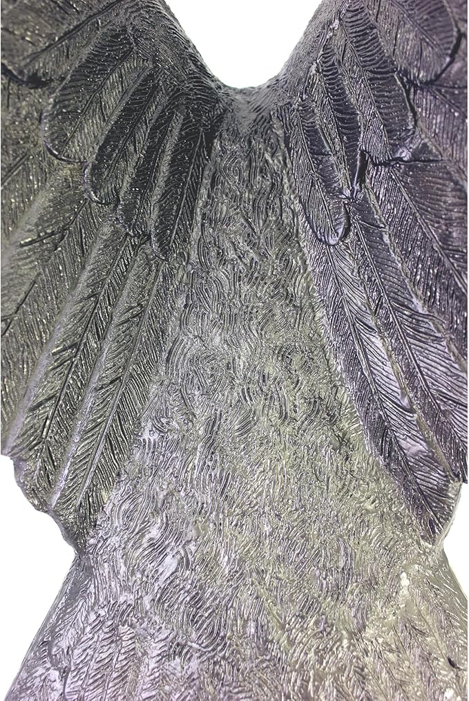 EMSCO Group Freedom Eagle Statue – Natural Bronze Appearance – Made of Plastic Resin – 32” Height