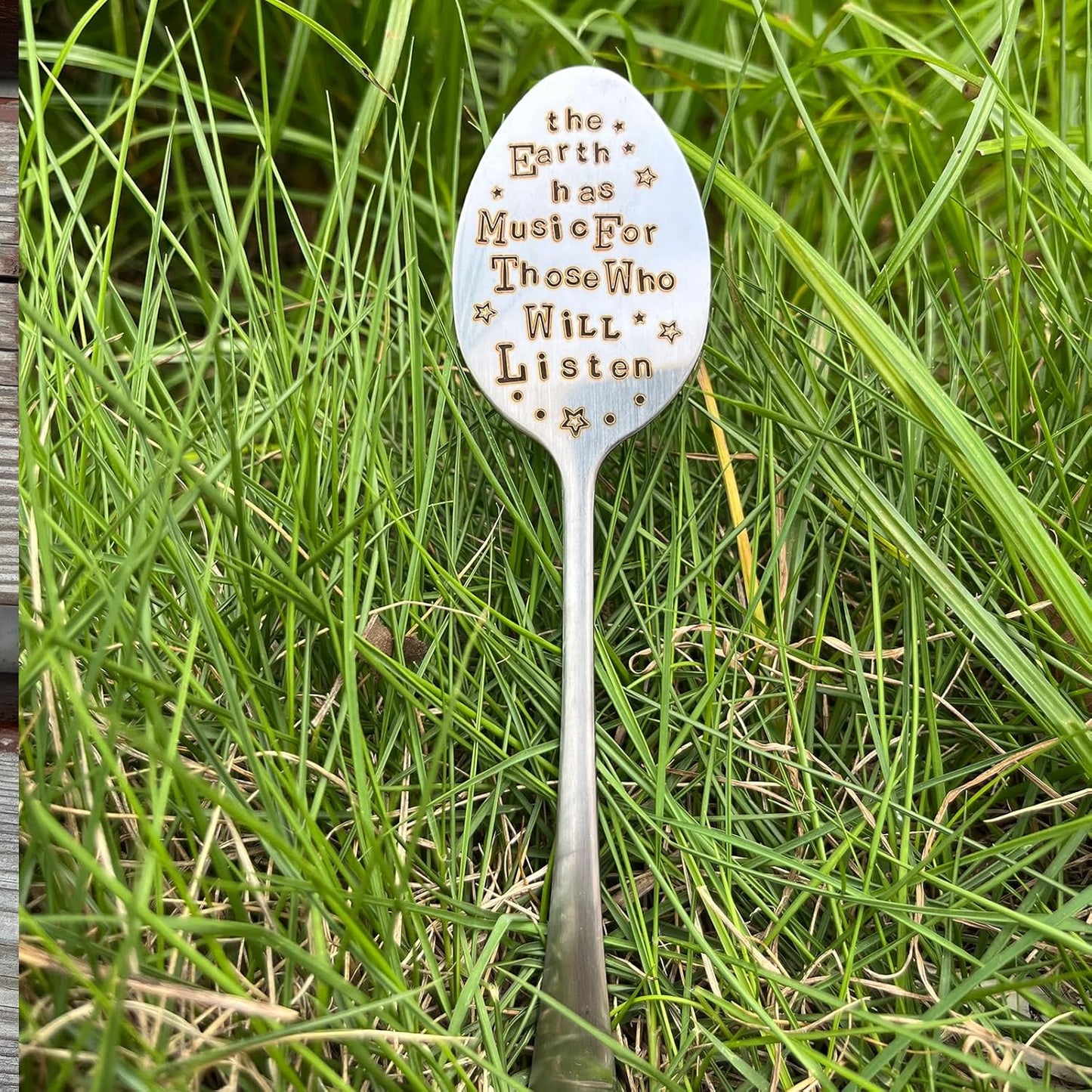 Garden Plant Marker Friendship Gift for Women Gardeners, Plant Stake Label Sign Tag Gardening Gifts for Woman Plant Lovers, Metal Garden Decoration (Who Will Listen)