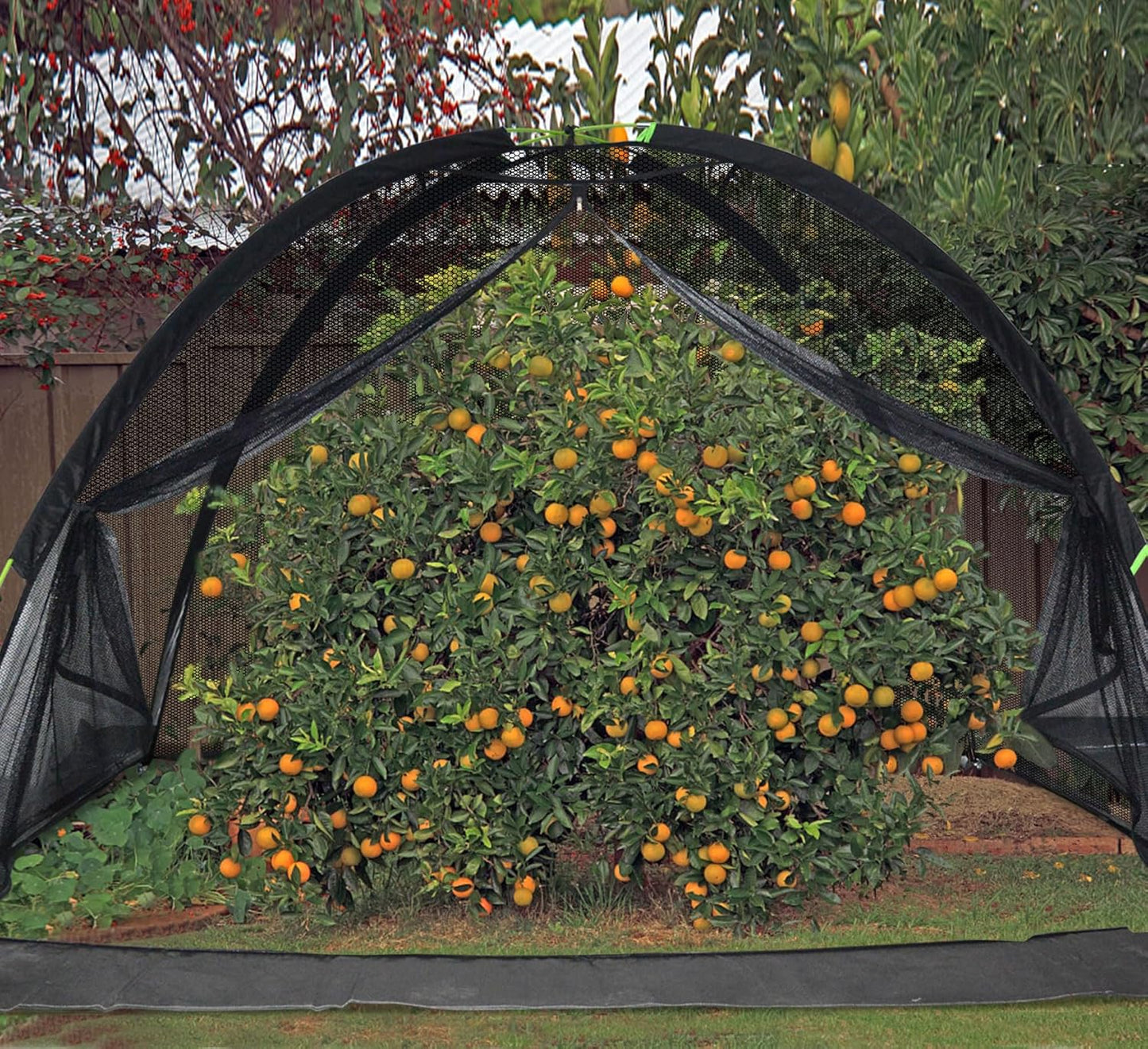 Crop Cages for Garden 12X9X4.4FT - Reusable Mesh Plant Cover for Outdoor Raised Garden Bed Protection Sun Shade & Bird Netting for Fruits/Vegetables and Bushes