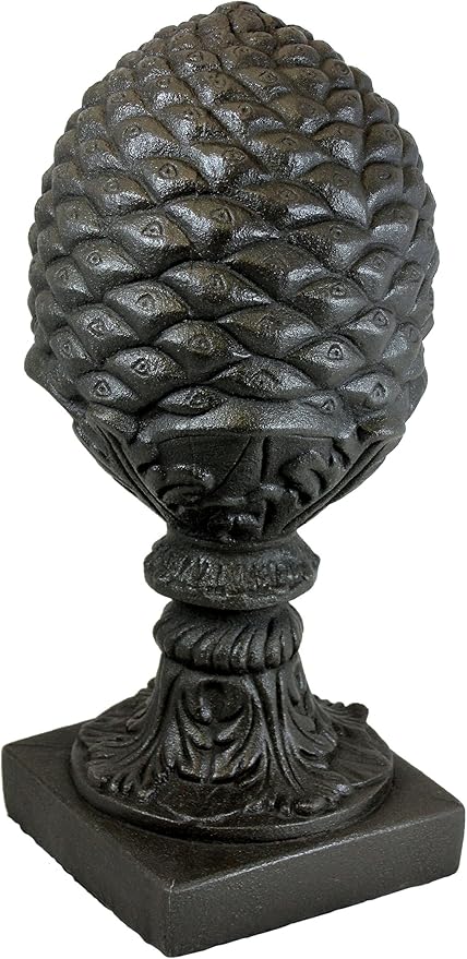 Emsco Group 92255 Pineapple Statue – Natural Appearance – Made of Resin – Lightweight – 23” Height Garden, BRONZE