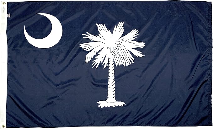 FlagSource South Carolina Nylon State Flag, Made in the USA, 3x5'